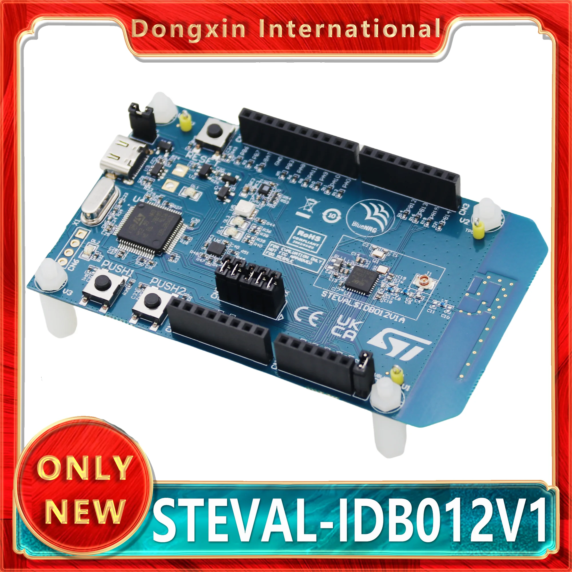 منصة تقييم ST الأصلية STEVAL-IDB012V1 لنظام التشغيل BlueNRG-LPS