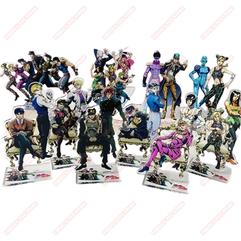 

JoJo's Bizarre Adventure Animation Comics Peripheral Toys JOJO Dio Acrylic Stand-Up Sign Anime Action Figure Model Collection