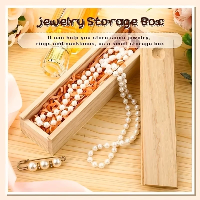 

1pcs Wooden Pregnancy Test Display Box Creative Keepsake Case Jewelry Organizer New Mom Announcement Gift