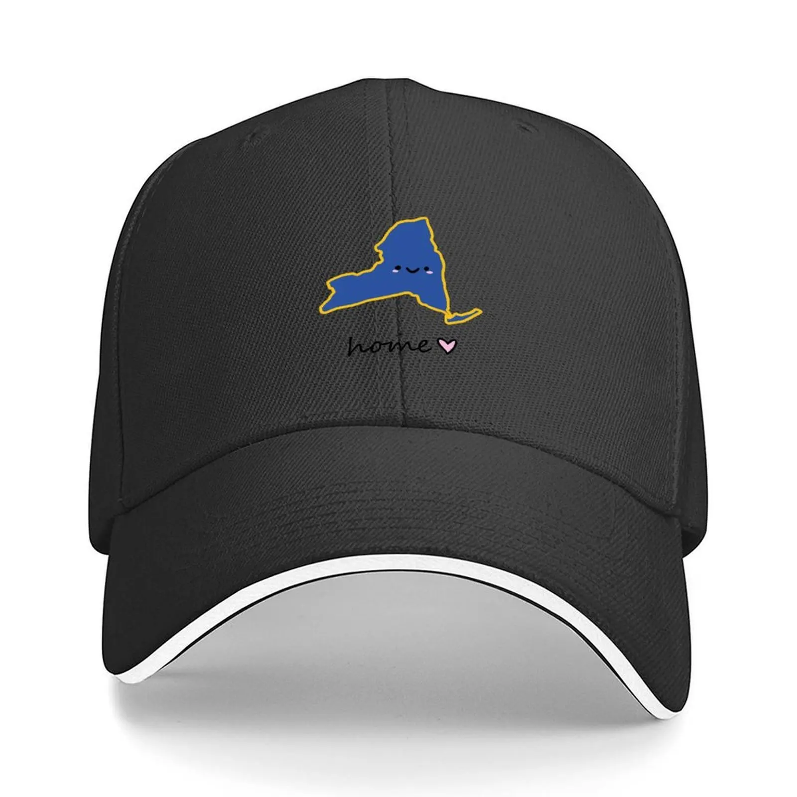 

cute New York state happy face hofstra colors Baseball Cap custom caps luxury woman cap Golf Hat Man Women Beach Fashion Men's