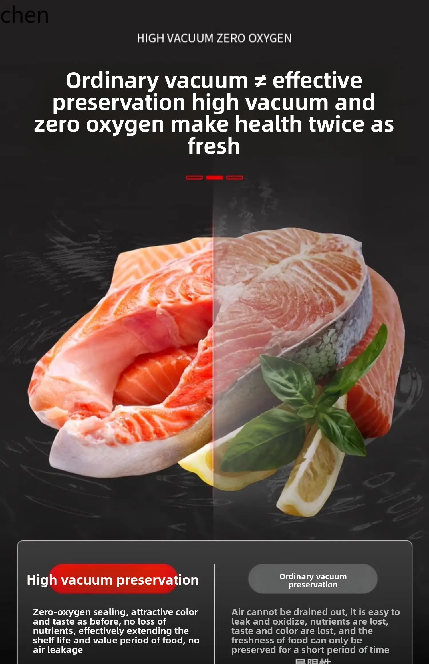 Vacuum  Food Packaging Machine Commercial Automatic Sealing Machine Large Dry and Wet Evacuation Machine Sealing