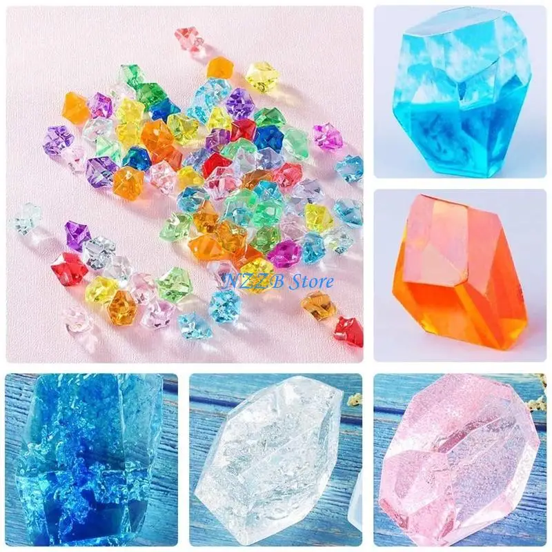 

T21F Resin Silicone Mold Jewelry Making Tool Epoxy Resin Casting Mold for DIY Crafts Earring Keychain Necklace Projects