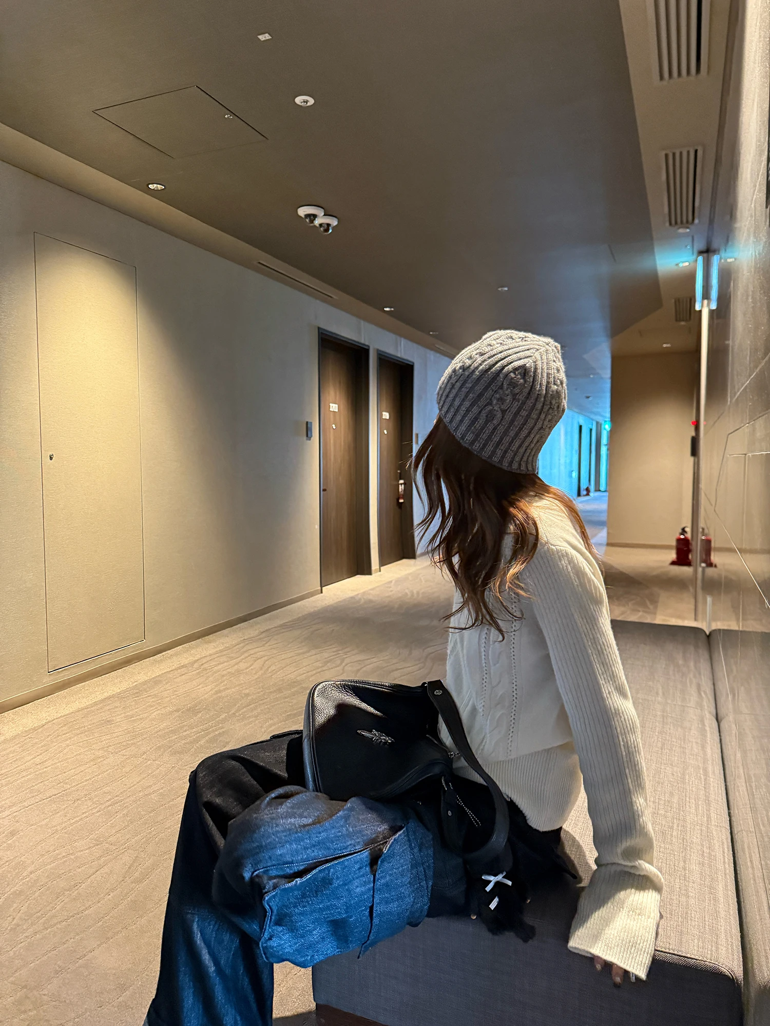 

LelyMooch Original Design 00% Wool Zipper Crew Ne ort Knitted Sweater Loose Fit Long Sve Sparkle Women's Cardigan