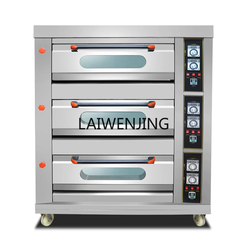 

SGF large gas bread oven commercial three-layer six-plate oven