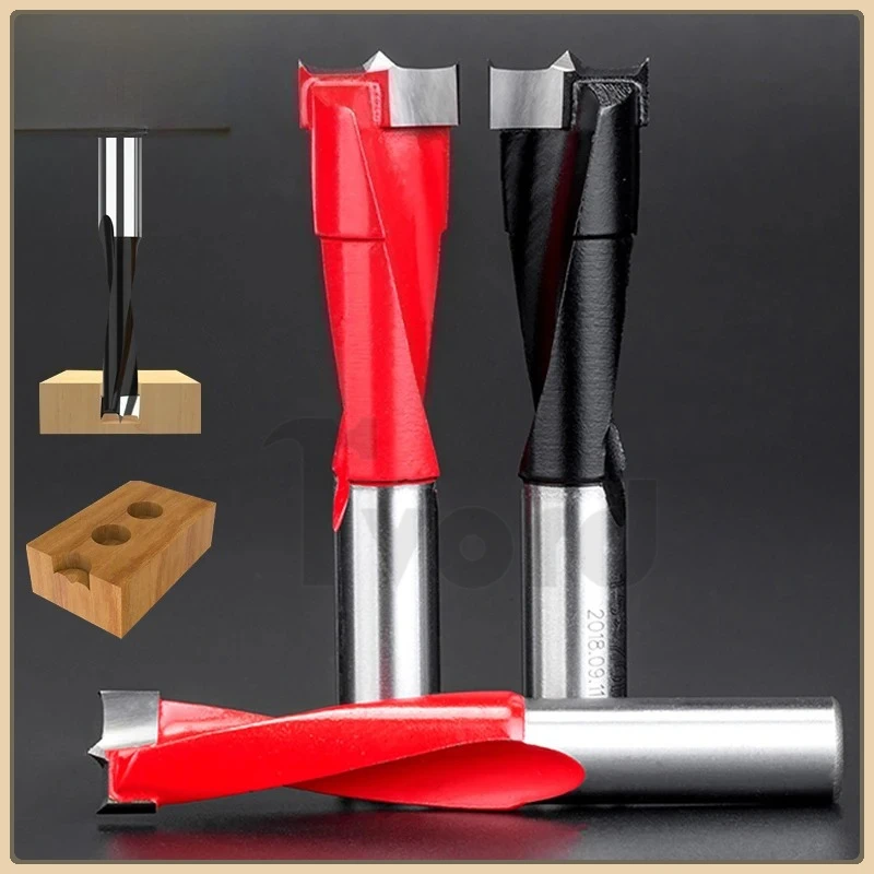 

Wood Drill Bit Forstner Drill Bit Tool 10mm Shank Left/Right Rotation Professional Woodworking Hole Saw Carbide Router Bit