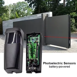 Battery-powered Motion Sensor Photocell Garage Door Infrared Sensor  For Sliding Gate Ir Barrier