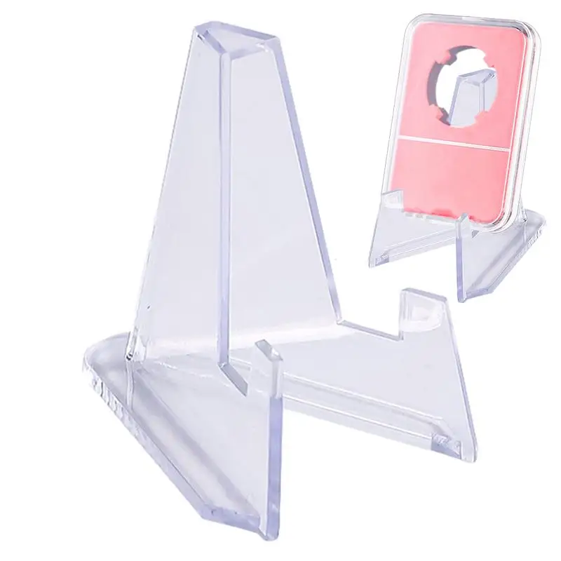 

Coin Display Holder Acrylic Easel Holder For Coin Display Portable Coin Stand Mini Acrylic Easel Stands For Bookstores Home