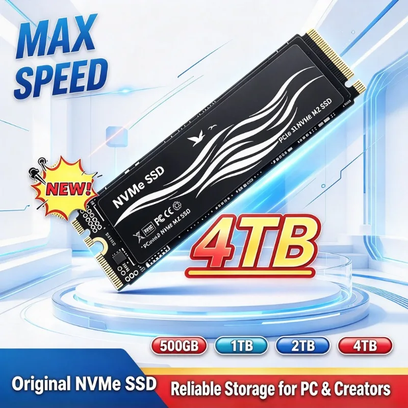 High Speed PCIe Gen3 NVMe M 2 SSD 500GB 1TB 2TB 4TB High Speed SSD Drive For Laptop PC OEM Original
