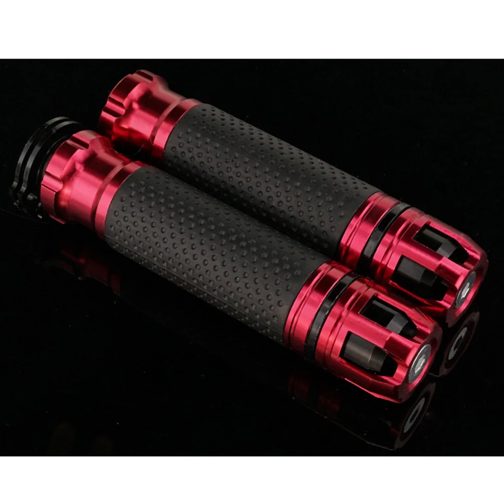 

2PCS/Set Motorcycle Hand Rotates Aluminum Alloy To Accelerate The Handle Rubber Sleeve(Red) Handle Sleeve for motorcycle