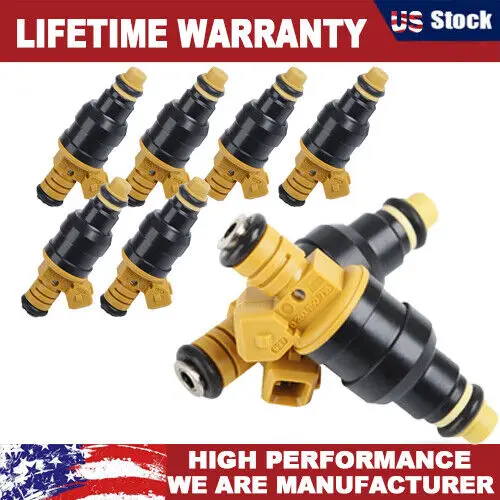 

8x Flow Matched Fuel Injectors 0280150718 For Ford F150 4.6 5.0 5.4 5.8L Replace