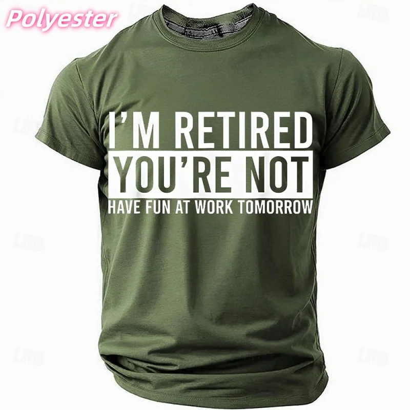 3D Fun and Humorous Text Herren-Sport-T-Shirt, schnell trocknend und atmungsaktiv, kurzärmelig, Outdoor-Streetwear, Freizeit-Top für Kinder
