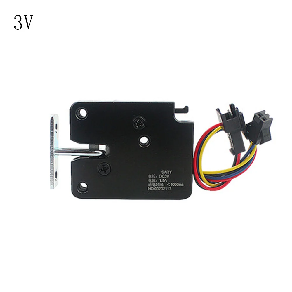 Locker Door Electronic Control Locks DC 3V/5V/12V Small Electronic-Controlled Lock Unmanned Vending Machine Self-elastic Lock