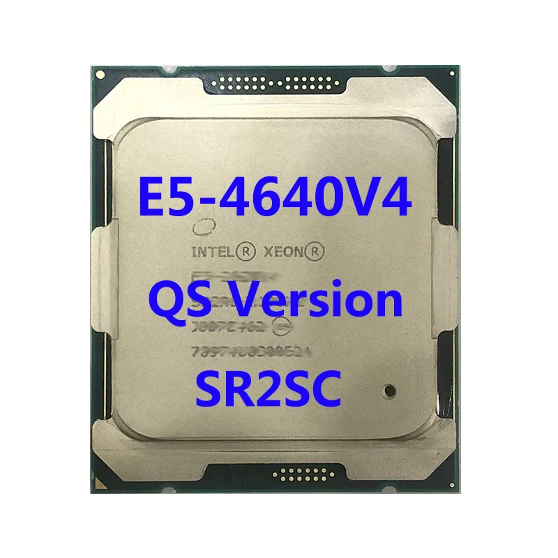 

E5-4640V4 QS Verasion SR2SC ChatGpt Xeon CPU Processor 2.10ghz 12-Core 30mb TPD 105W FCLGA2011-3 For X99 Motherboard