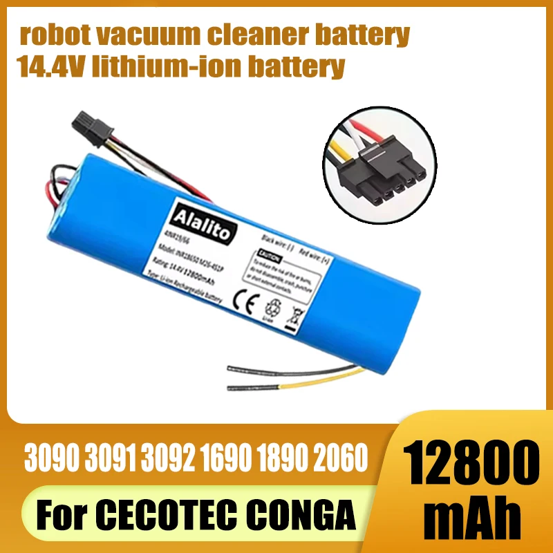 For CECOTEC CONGA 3090 3091 3092 1690 1890 2090 Robot vacuum cleaner battery pack replacement