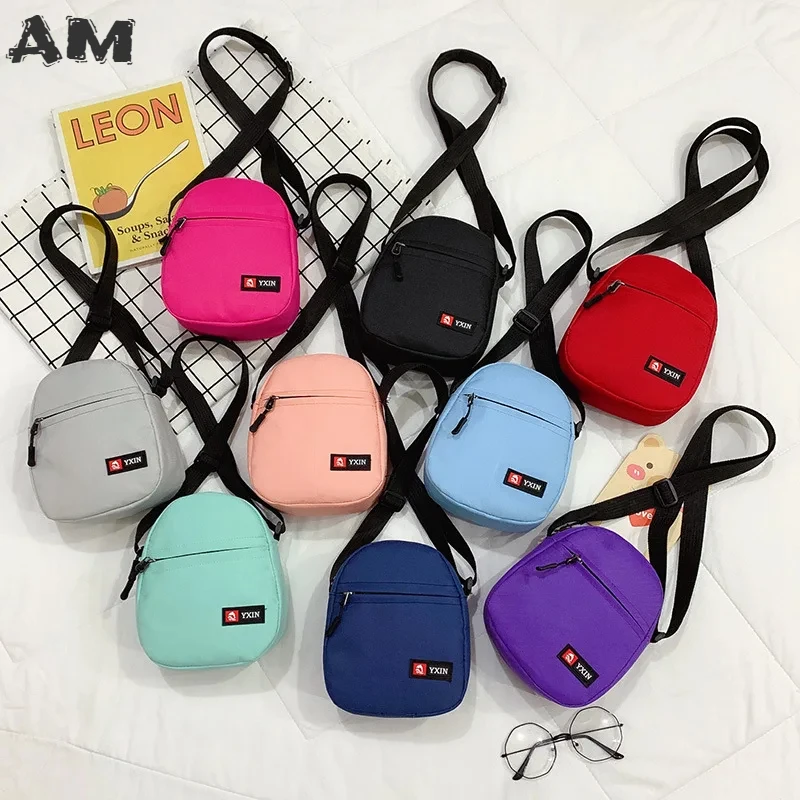 

Mini Mobile Phone Bag Small Bag Bag 2023 New Trendy Men and Women with The Same Style Messenger Bag Student Satchel Canvas Bag