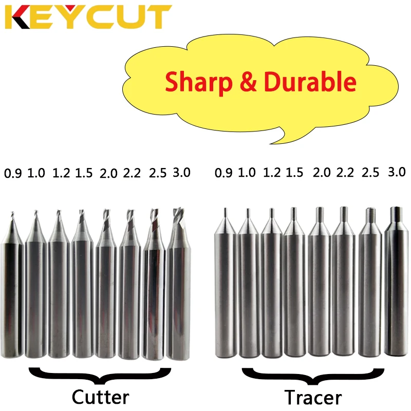 Milling Cutter for Key Duplicating on Manual Vertical Key Copy Machine Locksmith Tools