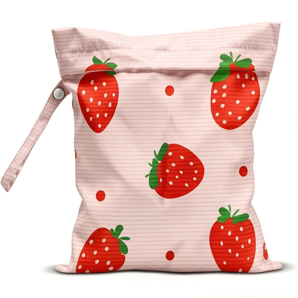 Waterproof Dry Wet Separation Bag Fashion Beach Zipper Bag for Travel Swim Pool Yoga Sportswear Cosmetics Lingerie Storage
