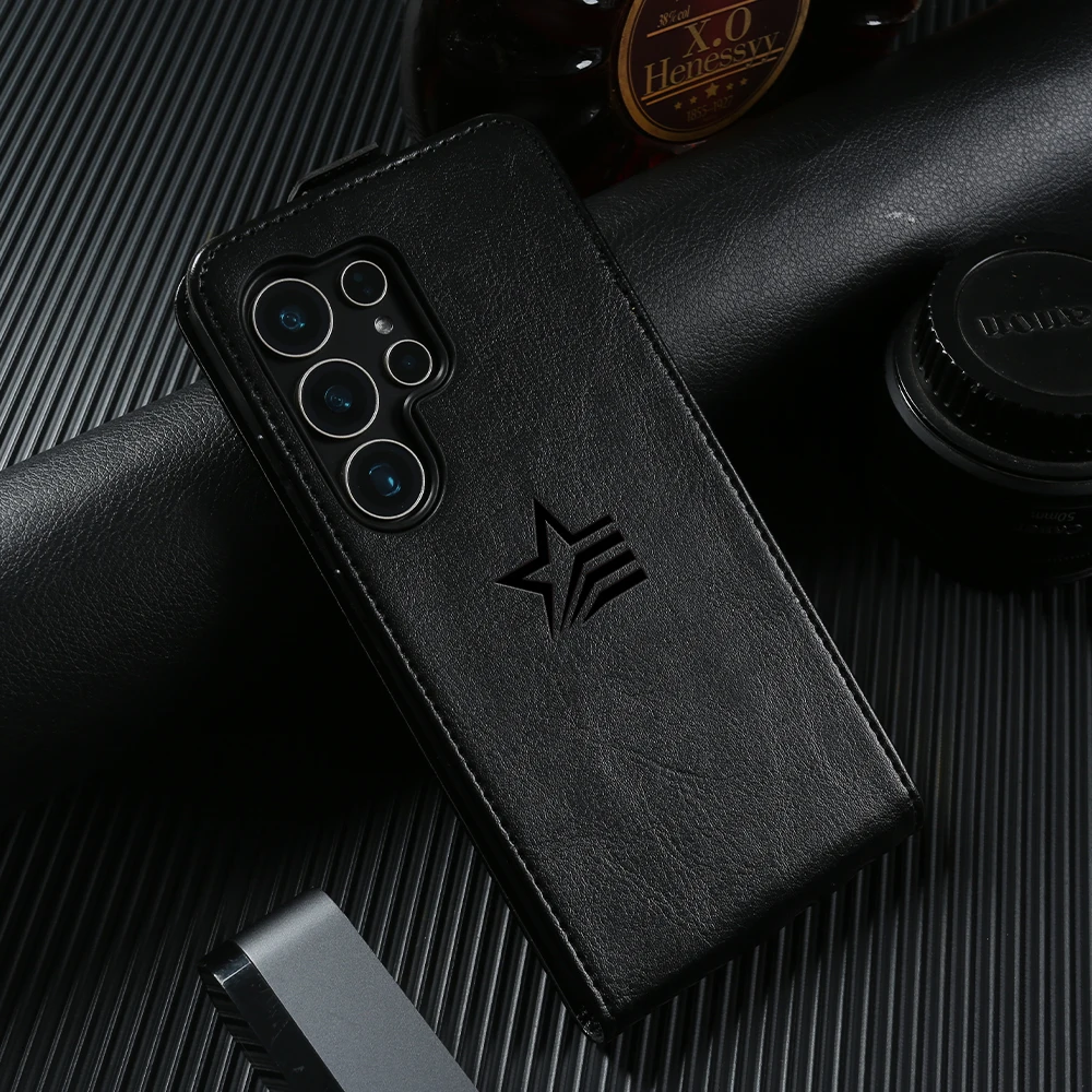 

Star Pattern Leather Case for Samsung Galaxy S25 S24 Ultra S23 S22 S21 S20 FE Note 20 10 Plus A55 A53 A52 A35 A16 Flip Cover