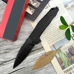 KS 2041 Flipper Knife D2 Spearpoint Blade Nylon Fiberglass Handle Outdoor Tactical Knife Hiking Survival Hunting Camping Tools