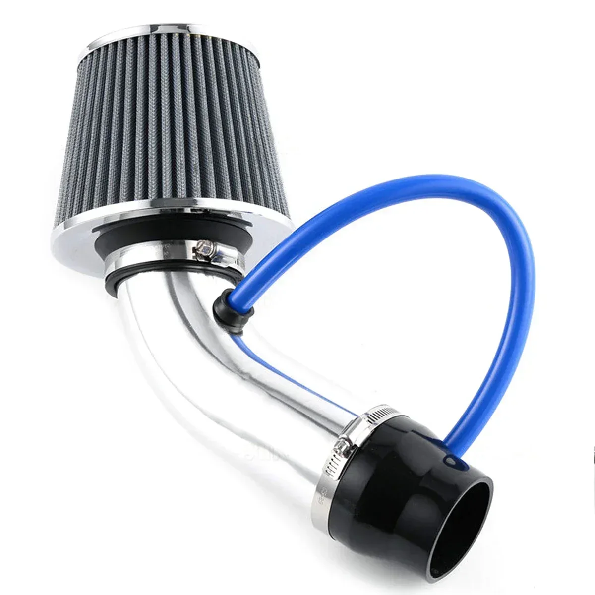 Universal 76mm 3\'\' High Flow Air Filter Intake Pipe Filter Car Modification Mushroom Head High Cold Air-Filter Aluminum Pipe Kit