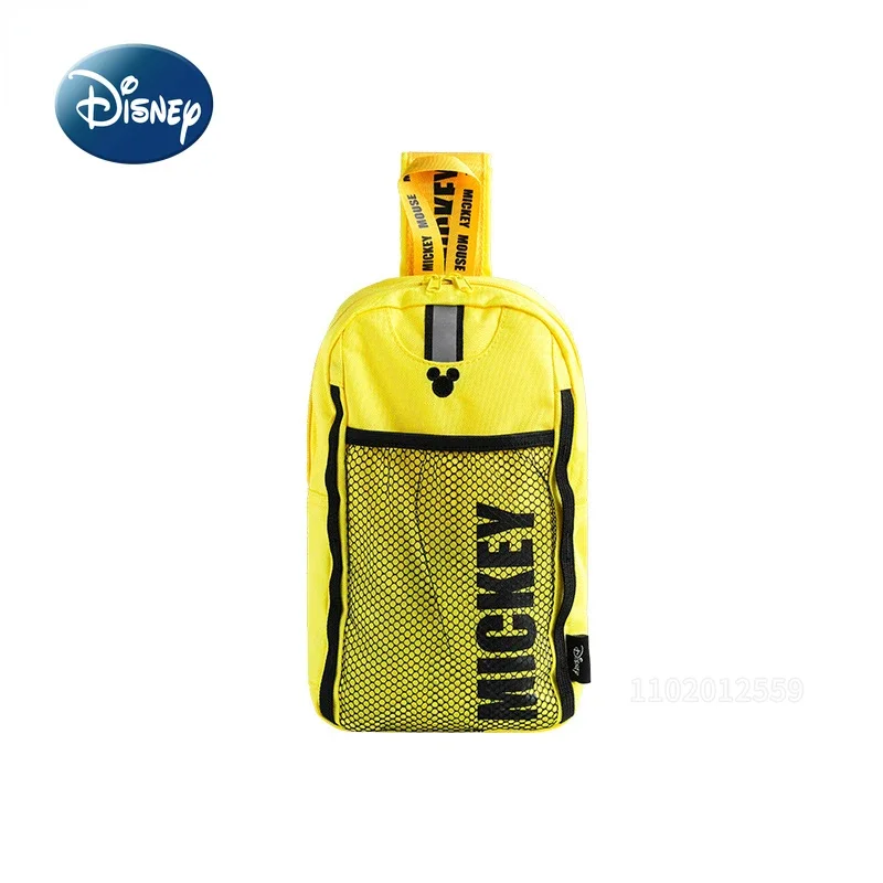 

Disney Mickey New Chest Bag Luxury Brand Fashion Children's Shoulder Bag Cartoon Cute Women's Shoulder Oblique Bag High Quality