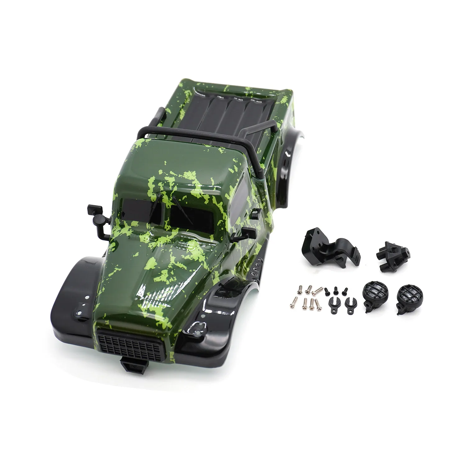Carcaça de carro crawler rc, simulação de corpo rígido para 1/18 rc crawler TRX-4M bronco defender 155mm 6.10in, peças de atualização de chassi