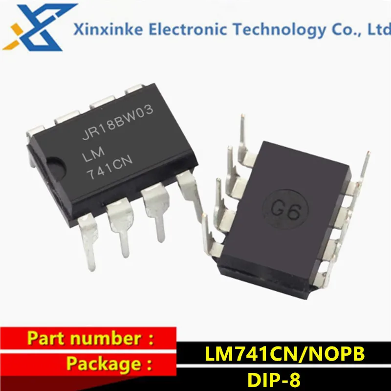 10PCS LM741CN/NOPB DIP-8 LM741CN Operational Amplifiers Chip Op Amps Amplifier ICs Brand New Original