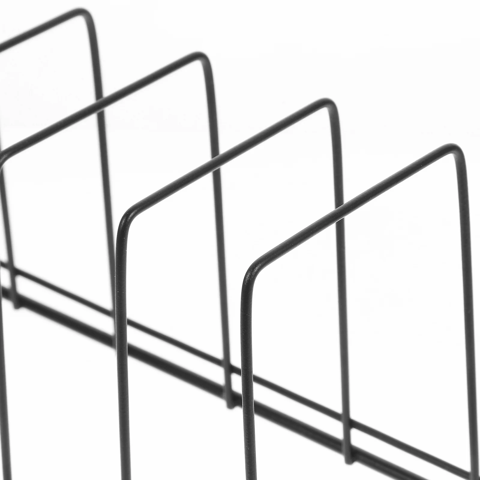 

Iron Art Desktop Book Stand Freestanding Multi-Functional File Organizer Office Table Book Holder Shelf Storage Magazine Display