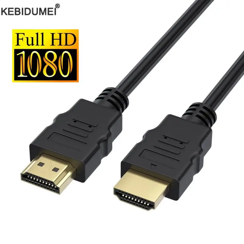 HDMI-Compatible Cable Video Cables Gold Plated 1.4 1080P 3D Cable for HDTV Splitter Switcher 1.5M 5M HDMI to HDMI Cable