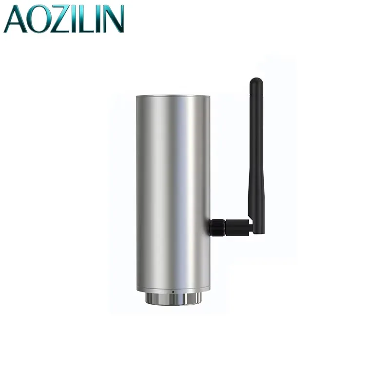 AOZILIN LoRa Vibration Sensor 3-Axis Motor Detector Velocity Displacement Frequency Measurement Thread Mount Module