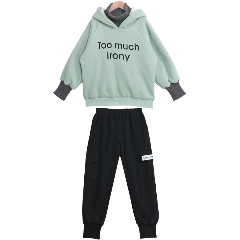 

Детская одежда: Теплый зимний костюм для девочек, флисовый утепленный свитер в иностранном стиле