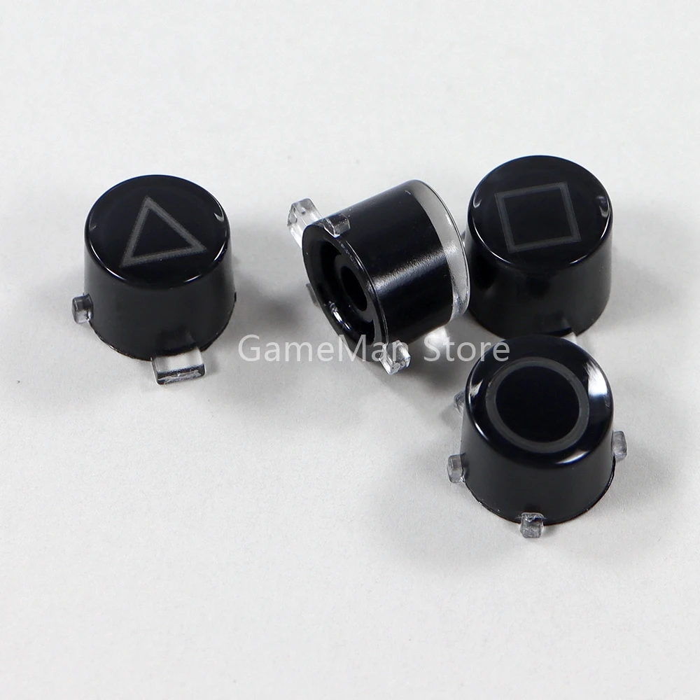 30sets Plastic Crystal ABXY Buttons Key Kit For PlayStation 5 PS5 Controller Game Accessories