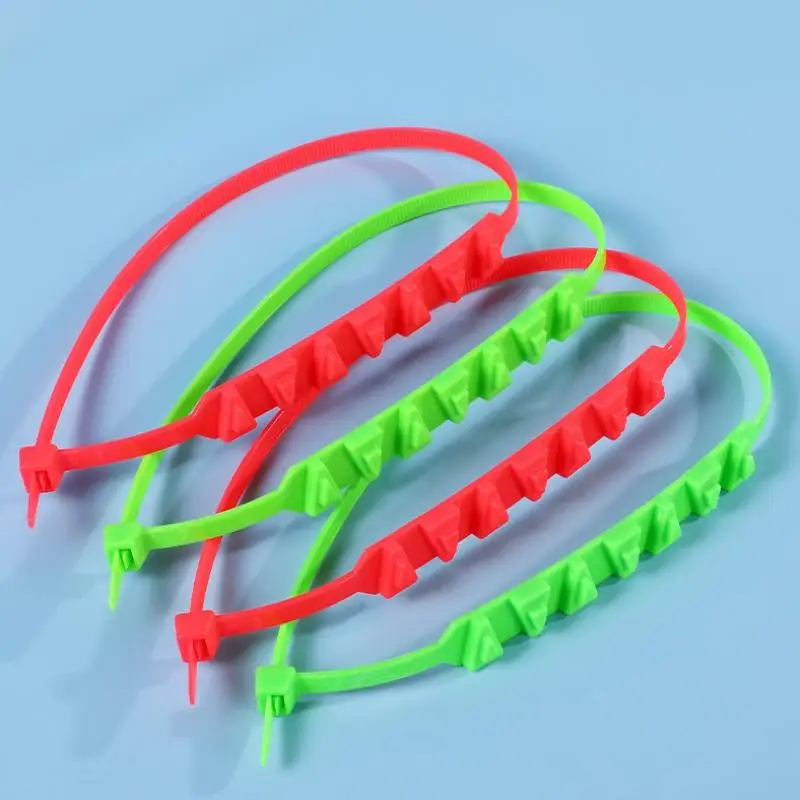 10/20Pcs Anti-Skid Snow Chains For Motorcycles Bicycles Winter Tire Wheels Non-slip Cable Ties Motorbike Emergency Tire Chain