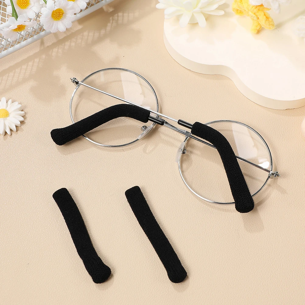 

Anti-Slip Eyeglass Temple Sleeves Soft Glasses Ear Cushions Nonslip Eyewear Retainer For Eyeglasses Sunglasses Office Use