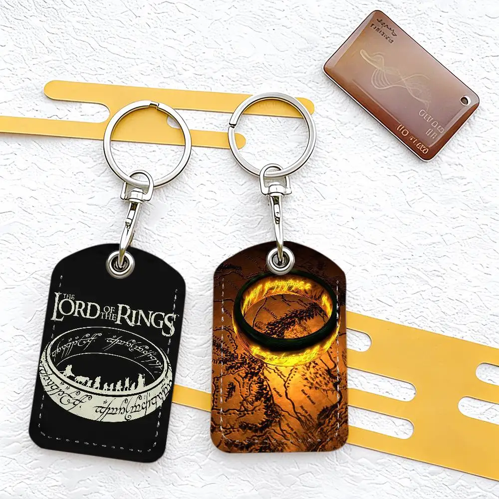 

Movie The L-Lord of the R-Rings Card Holder Suitable For Student Bus Subway Bank Gym and Keychain Loss Prevention