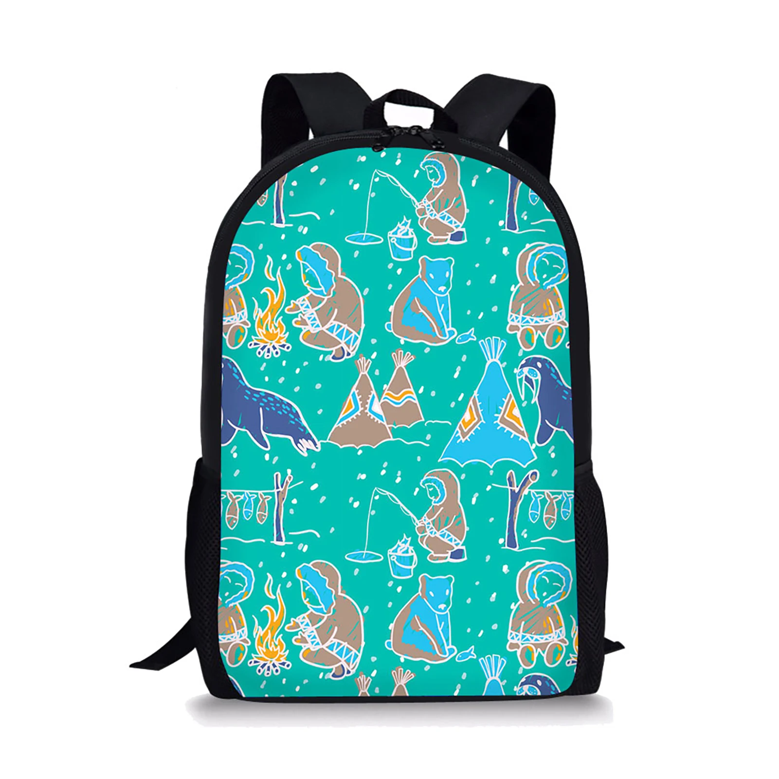 Mochila de grande capacidade com padrão de matemática para crianças, mochilas escolares para adolescentes, bolsa para meninos e meninas, bolsa de viagem para crianças