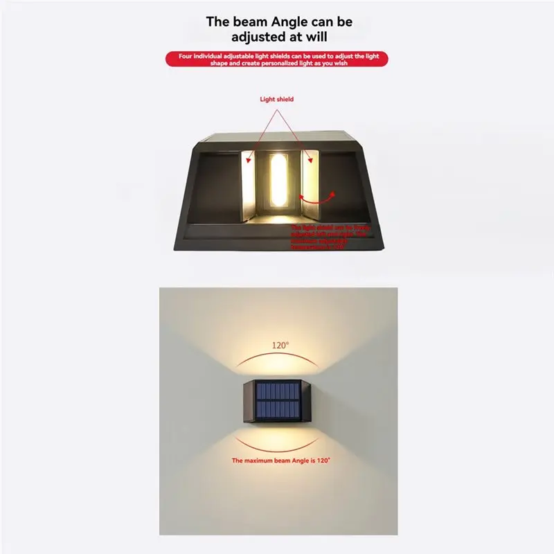 lampe-murale-solaire-a73k-lumiere-led-exterieure-etanche-55-w-alimentee-par-energie-solaire-pour-jardin-patio-cour-100-lumens-allumage-extinction-automatique