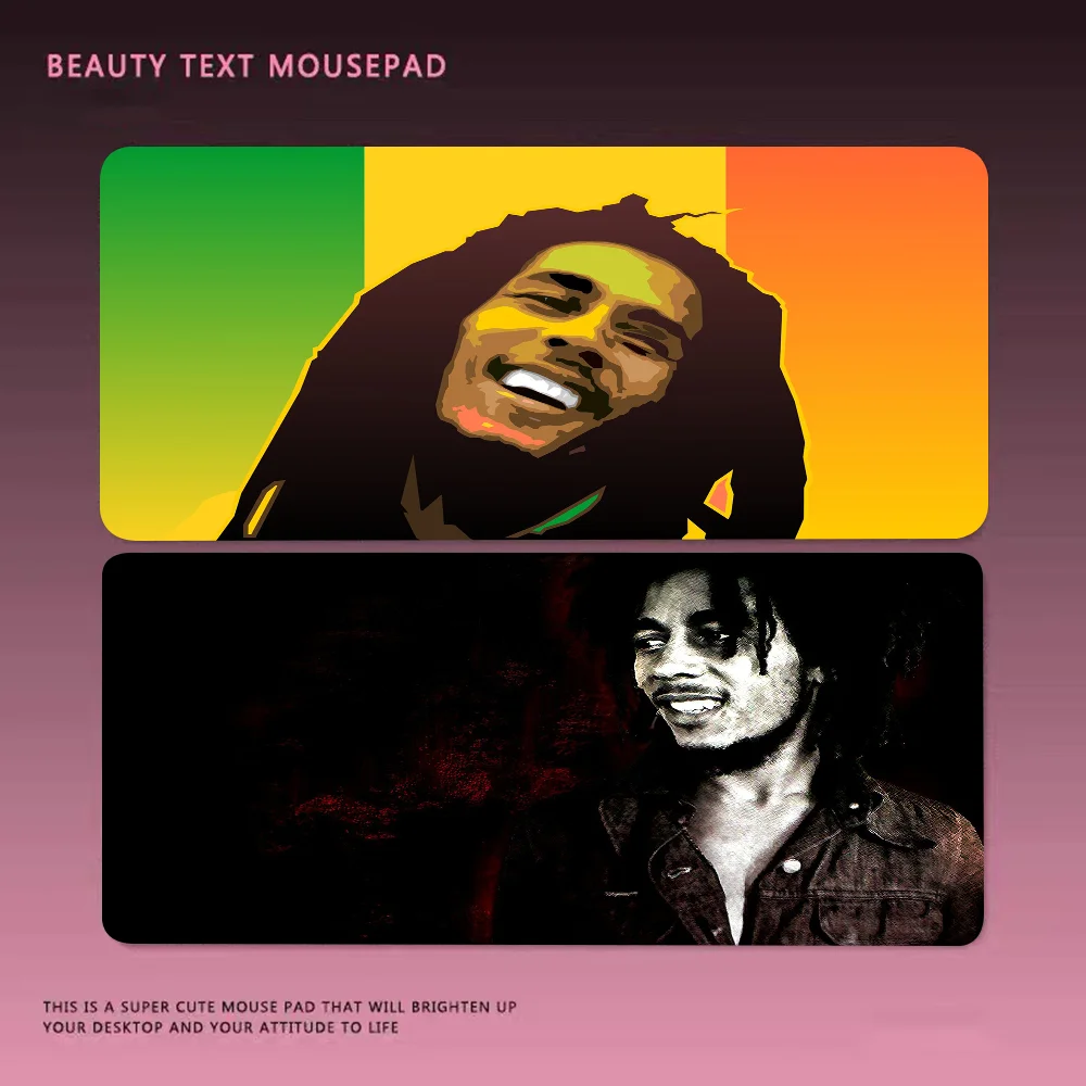 

Bob Marley Reggae High Quality Customized Laptop Gaming Mouse Pad Size For Gameing World Of Tanks CS GO Zelda