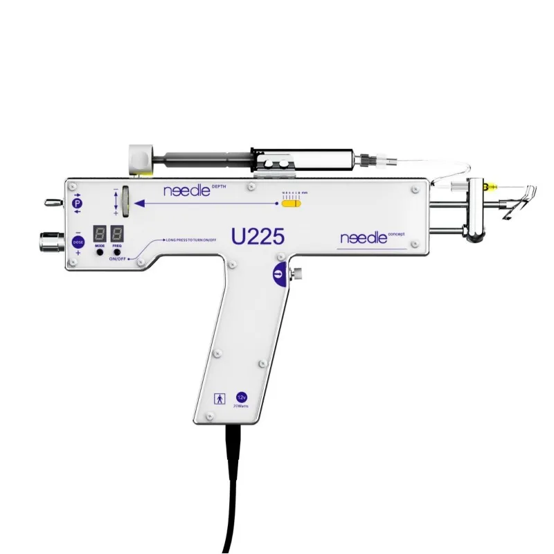 Newest U225 PRP Skin Scalp Face Rejuvenation Whitening Meso Gun Needle Injector Home Use Beauty Salon Mesotherapy Gun