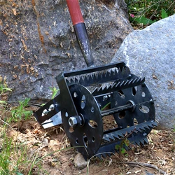 Cultivator Weeding Head Gardening Farm Heavey Weeding Head Grass Remover Tool Attachment Weeding Wheels Weeder Accessories
