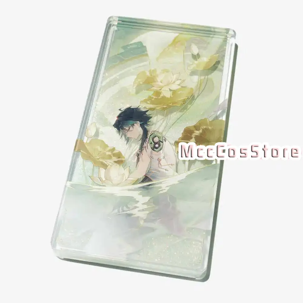 

Genshin Impact Xiao Flowing Sand Ornaments Game Character Desktop Ornament Arcylic Acg Display Decoration Collection Xmas Cospla