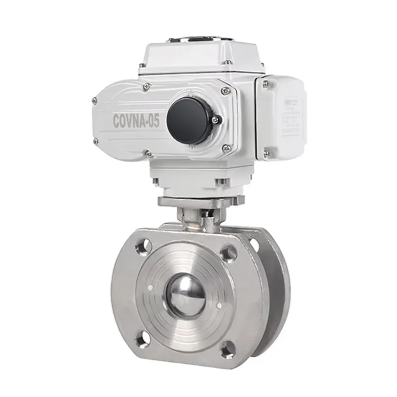 

COVNA Control Valves DN40 1.5 Inch 24V DC Italy Wafer Type Flanged 304 Stainless Steel Motor Operated Ball Valve