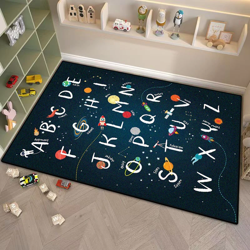 

Nordic Children Cute Carpet for Living Room Home Decoration Home Customizable Mat Bedsdie Washable Bedroom Bedside Rug Office