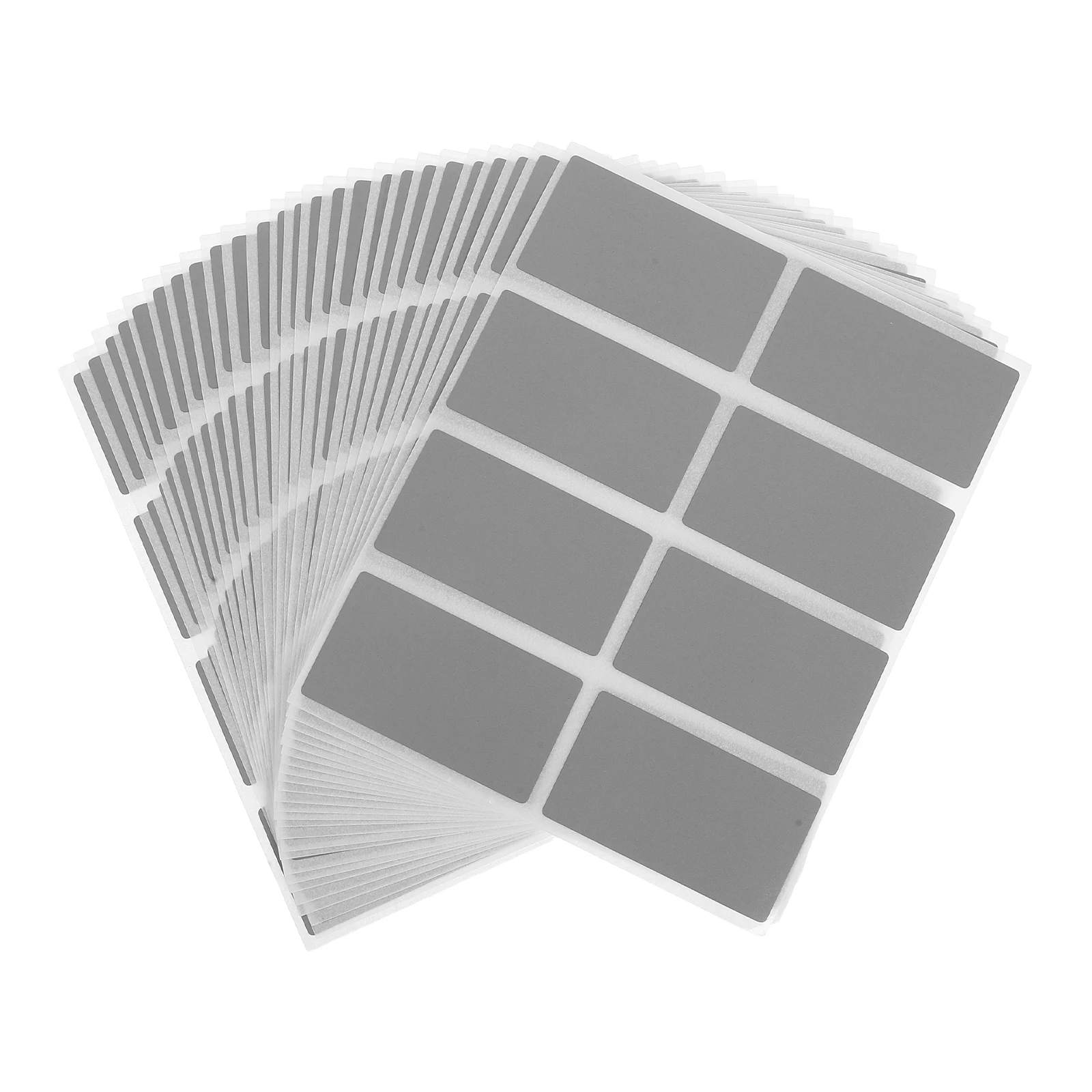 

200 Gray Scratch Off Stickers Printable DIY Labels Peel Stick Folder Scratcher Tool Tag