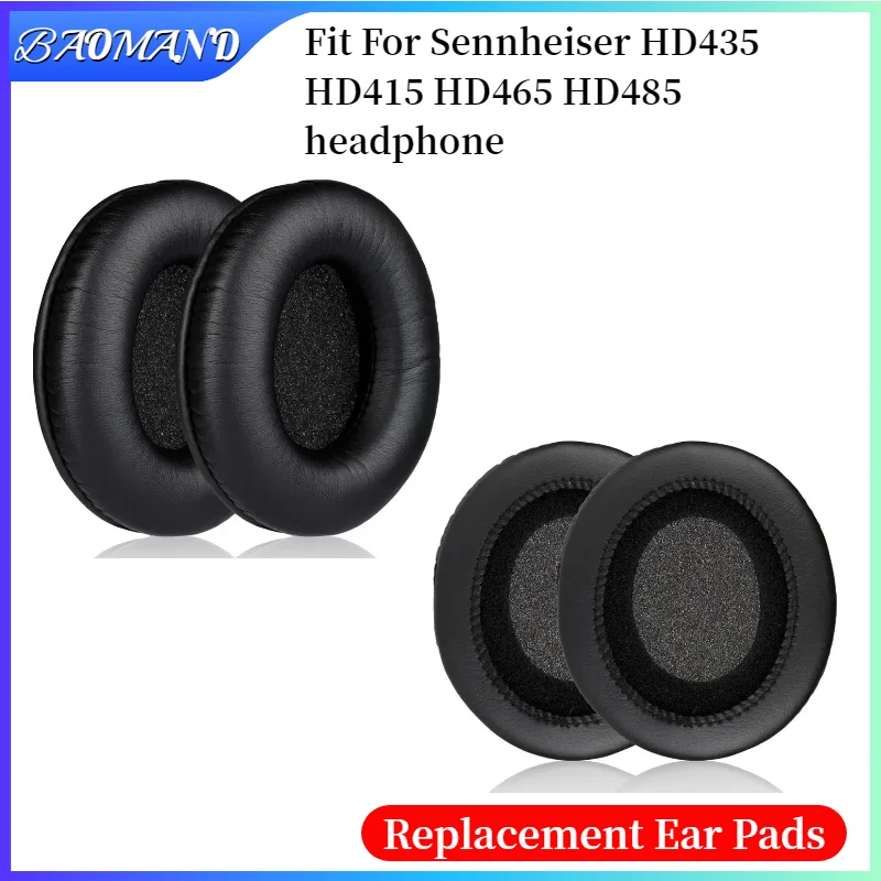 

Earphone Ear Pads For Sennheiser HD435 HD415 HD465 HD485 Earpads Sponge Soft Foam Cushion Replacement Headphones Accessories