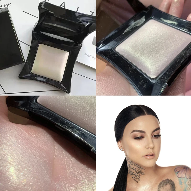 Bake Powder Highlighters Makeup Palette Face Makeup Shimmer Powder Golden Highlighters Illuminator Face Contour Bronzer