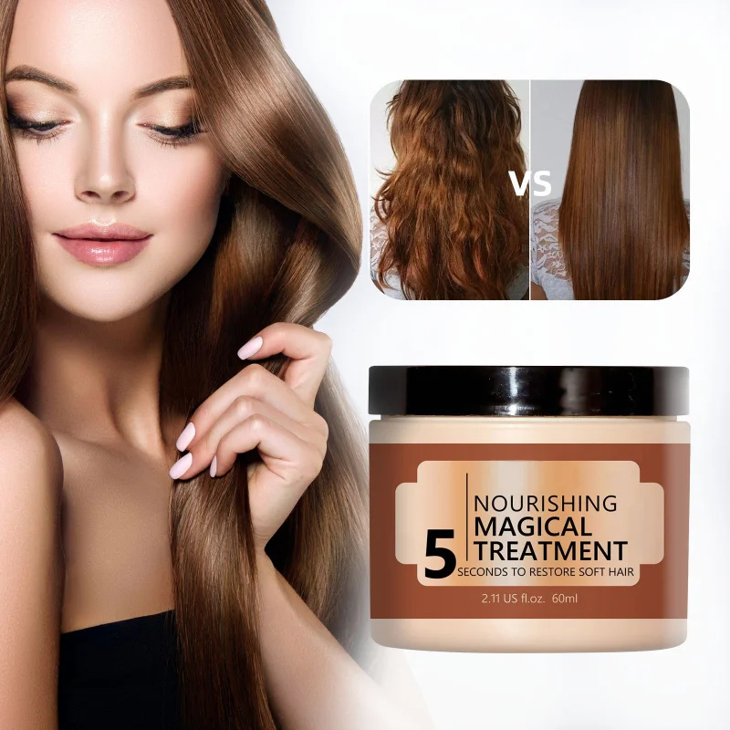 

Repairing Hair Mask For Damaged Hair Due To Perming And Dyeing - Moisturizes Replenishes Water Strengthens Hair And Improves Fri