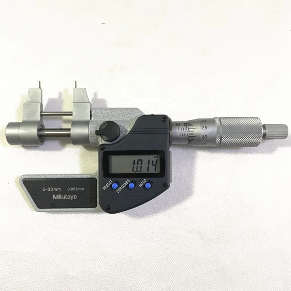 345-250 inside micrometer with round pin,5-30mm digital inside micrometer