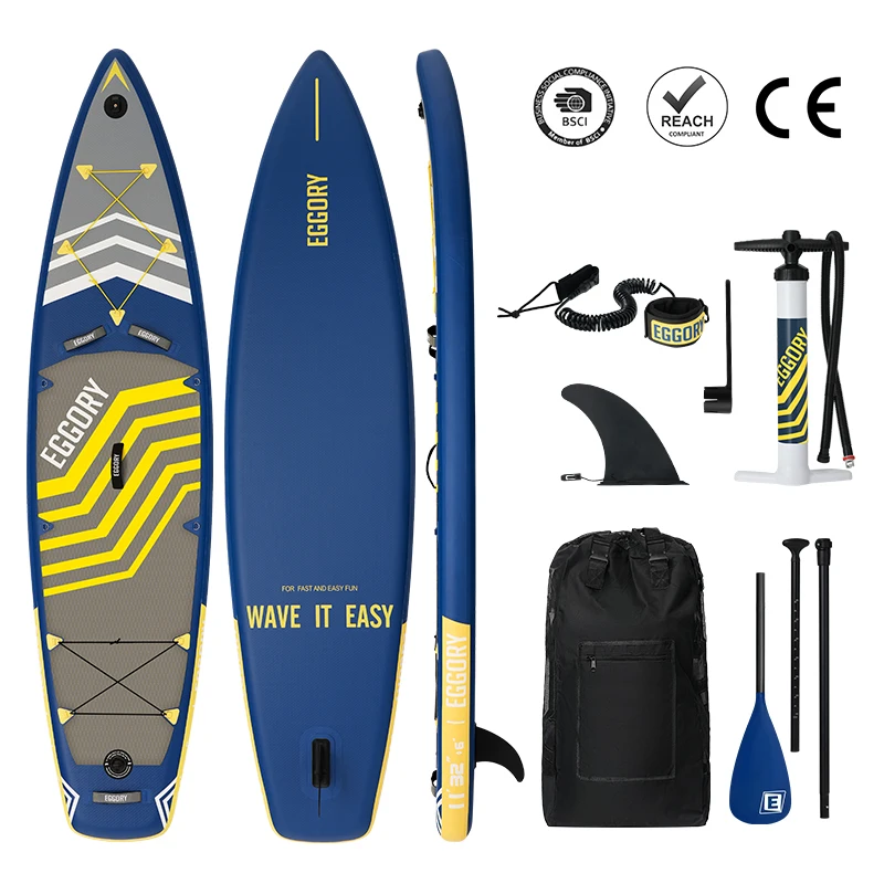 2024 heißer Verkauf Aufblasbare Paddle Board SUP 11' * 32 "* 6" Aufblasbare Stand Up Paddle Board Paddleboard Surfbrett