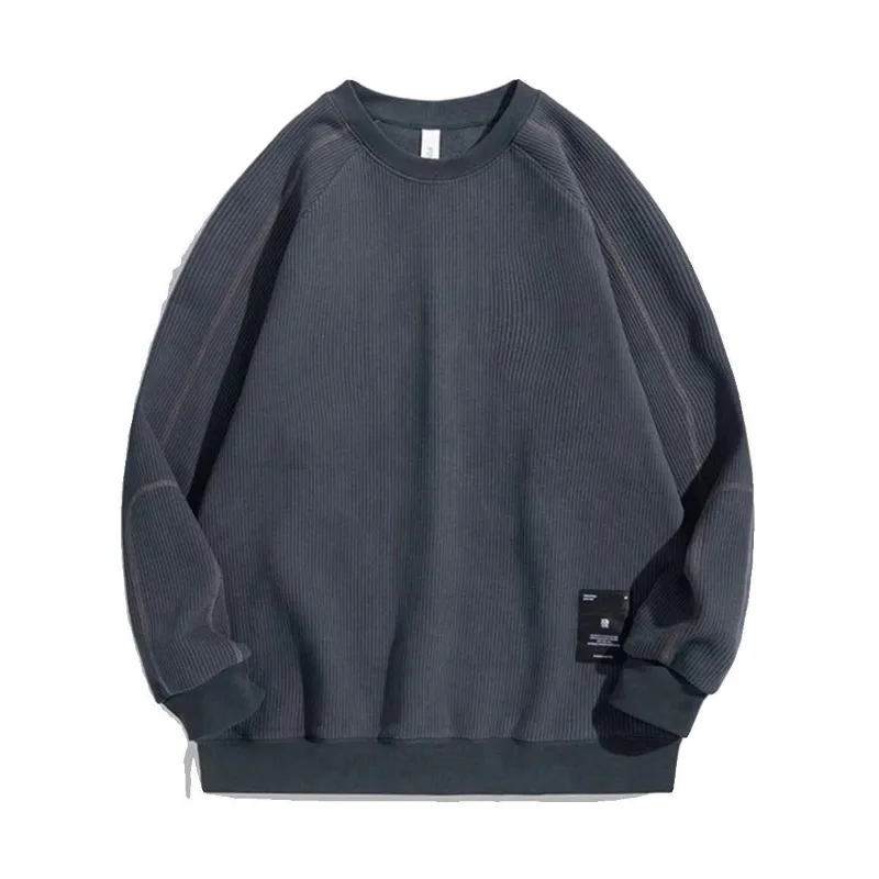 

Серый спортивный мужской пуловер для офиса, свободный, теплый, дешевый, без бренда Overfit, толстовка, уличная одежда, топы пастельного цвета, мужская толстовка в стиле эмо